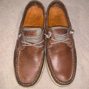 Sperry Topsider Gold Cup Billfish PLUSHWAVE Boat Shoes Tan Brown Size 11W